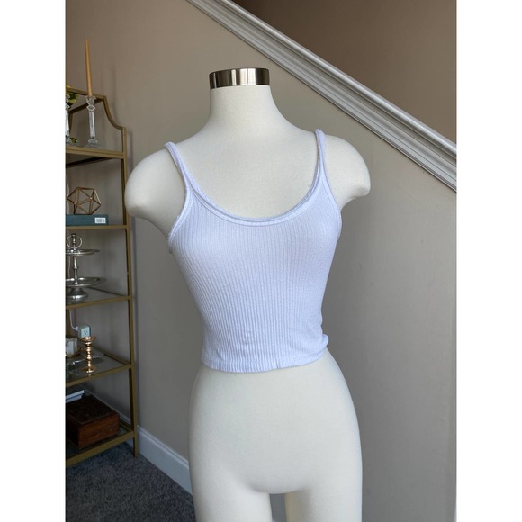Out From Under by Urban Outfitters white ribbed bra top, size XS/S - Picture 1 of 7
